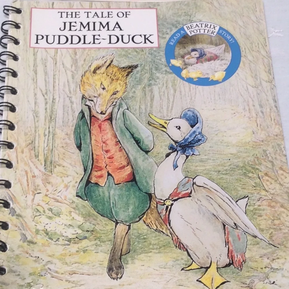 Beatrix Potter Spiral Books The Tale Of Tom Kitten & The Tale Of Puddle-Duck​